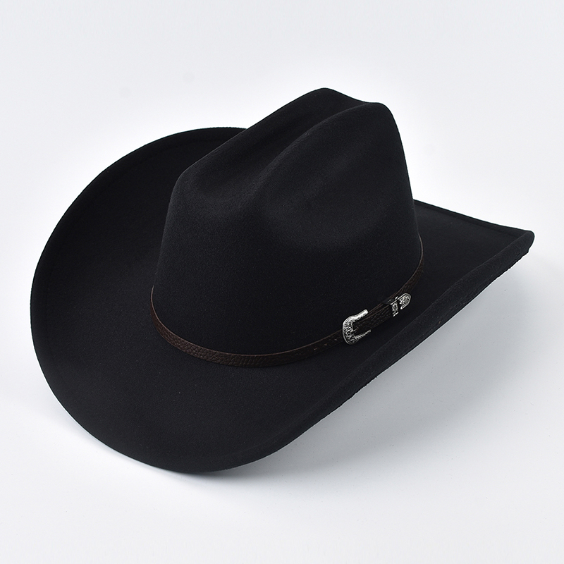 Cowboy Hat Straw - ユニセックス ウエスタン カウボーイハット レザー ヴィンテージ ビッグエッジ