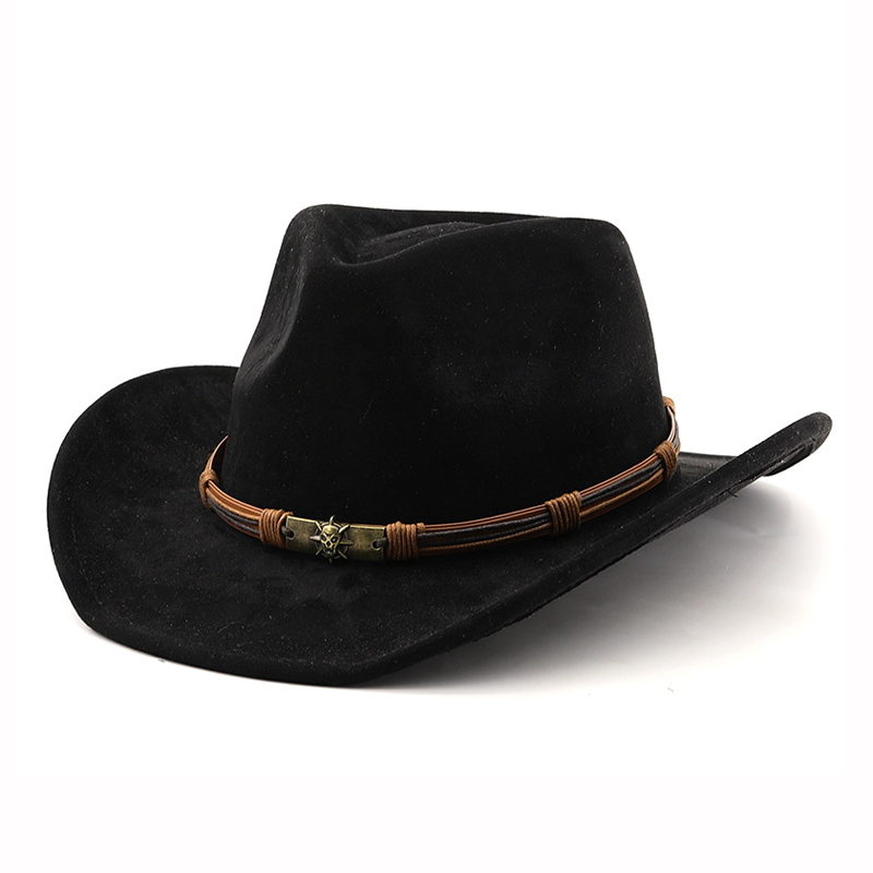 スエード製ウエスタンカウボーイハット メンズ レディース ヴ - Cowboy Hat Straw のレビューと価格