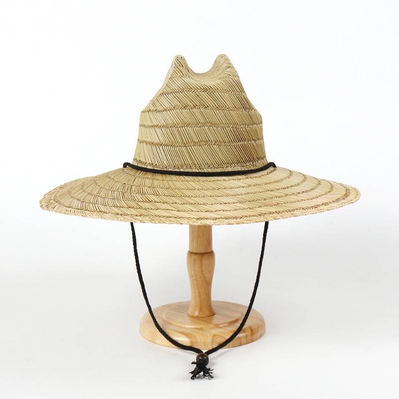 つば広タイカウボーイ麦わら帽子春夏ビーチ休暇日焼け防止キャッ - Cowboy Hat Straw のレビューと価格