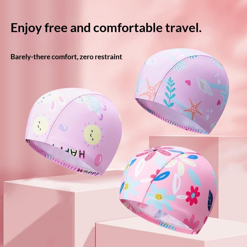 子供用 漫画柄 スイムキャップ 伸縮性 防水 スイミングハッ - Swim Hat Silicone のレビューと価格