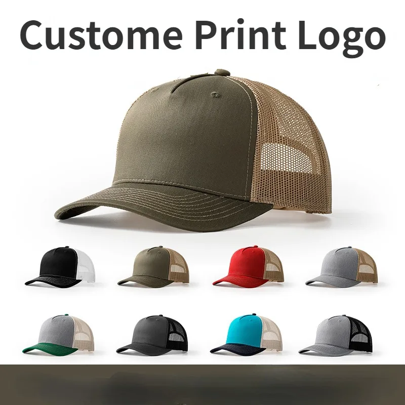 男性と女性のための通気性メッシュトラックドライバー帽子、プリ - Trucker Cap Mesh のレビューと価格