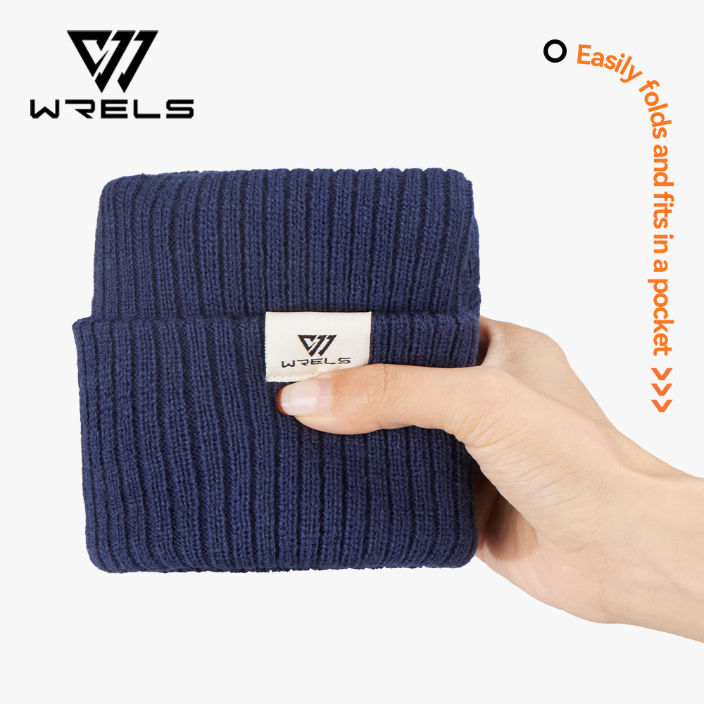WRELS 冬用ニット帽、カフ付き、防風、保温、柔らかい、伸 - Beanie Cuffed Knit のレビューと価格