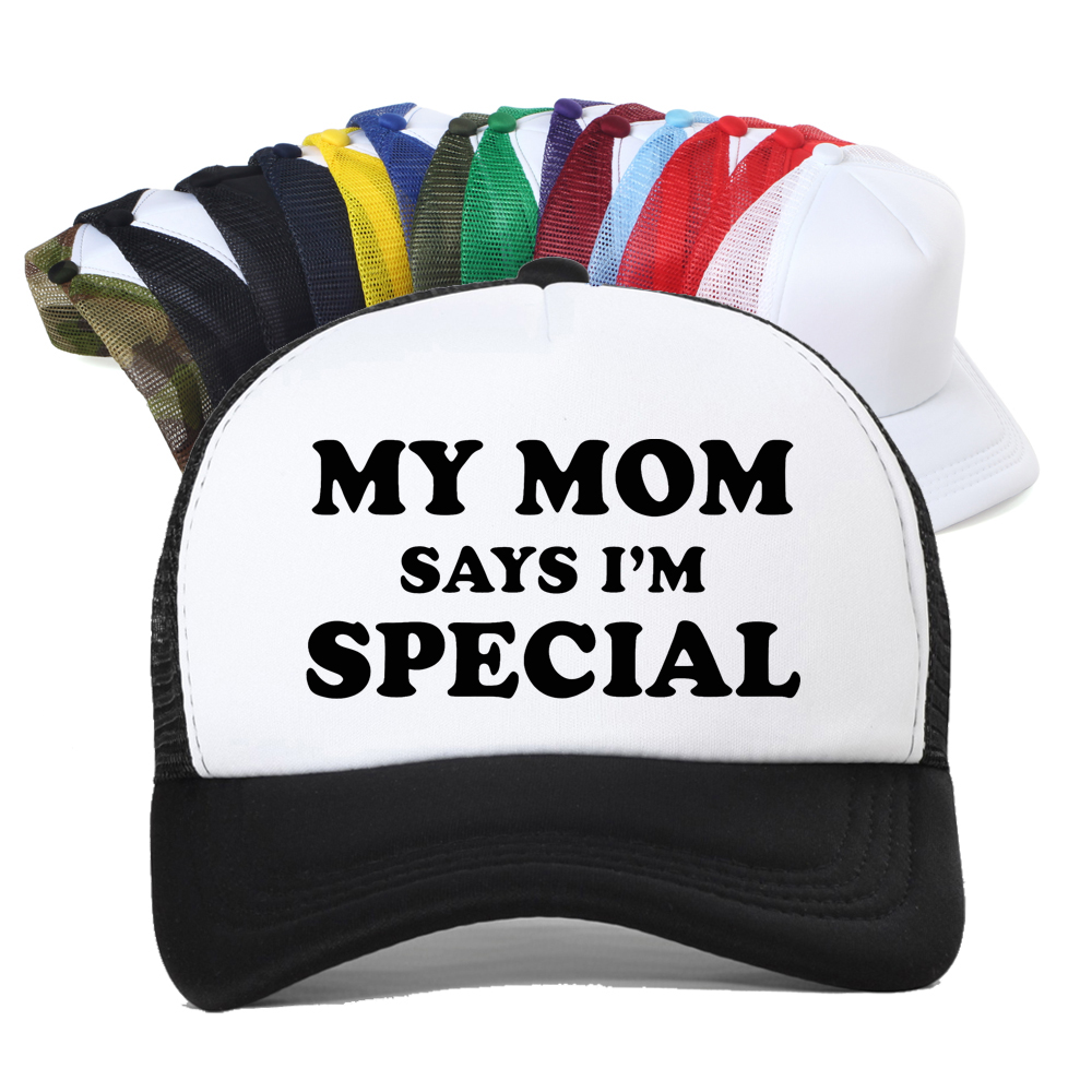 私の母は私を特別だと言っています メッシュベースボールキャッ - Trucker Cap Mesh のレビューと価格